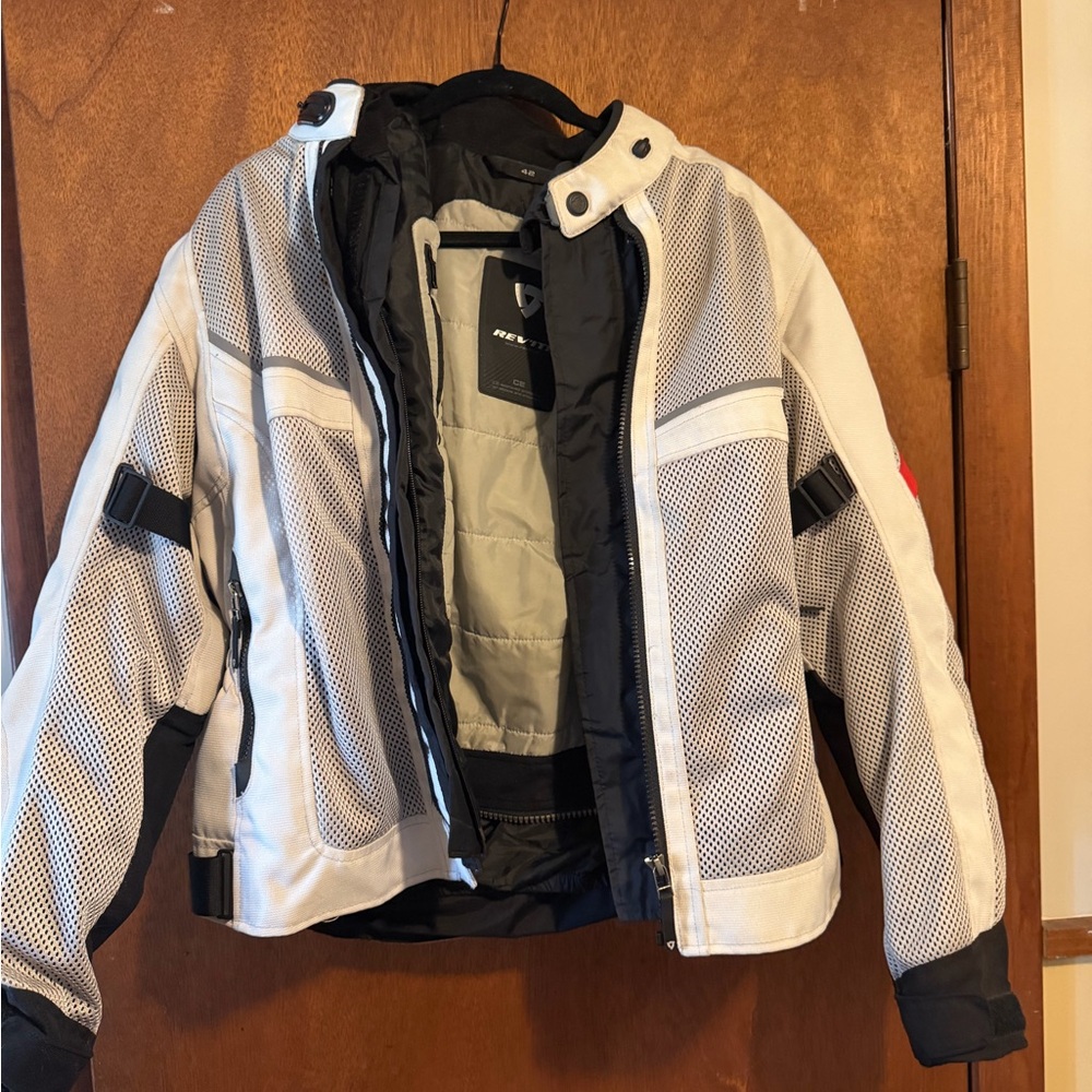 REV'IT! Women's White Mesh Utility Jacket